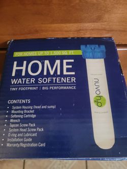 Nuvoh2o water softener