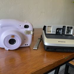 polaroid one600 and instax mini11
