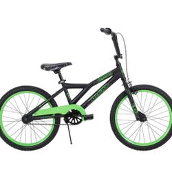 Huffy Decay Kids' Bike - 20" Wheels - Single-Speed - Black/Neon Green