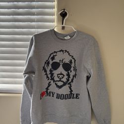 I love my doodle crewneck