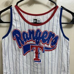 Girls MLB Texas Rangers Bling Tank Top Size 10/12
