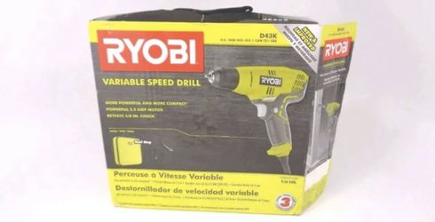 Ryobi D43K 5.5 Amp 3/8 Inch Drill