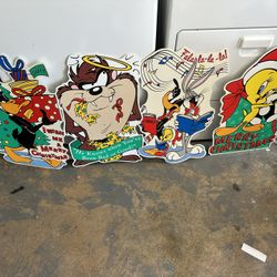 Vintage Christmas, Looney Tunes Signs