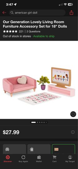 Our Generation Living room furniture set