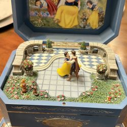 Rare Disney Snow White's Dance Second Issue Ever After Music Box