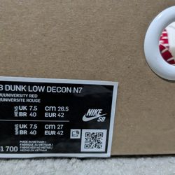Nike Sb Dunk Low Decon N7