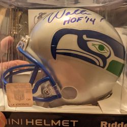 Walter Jones Autographed Mini Helmet