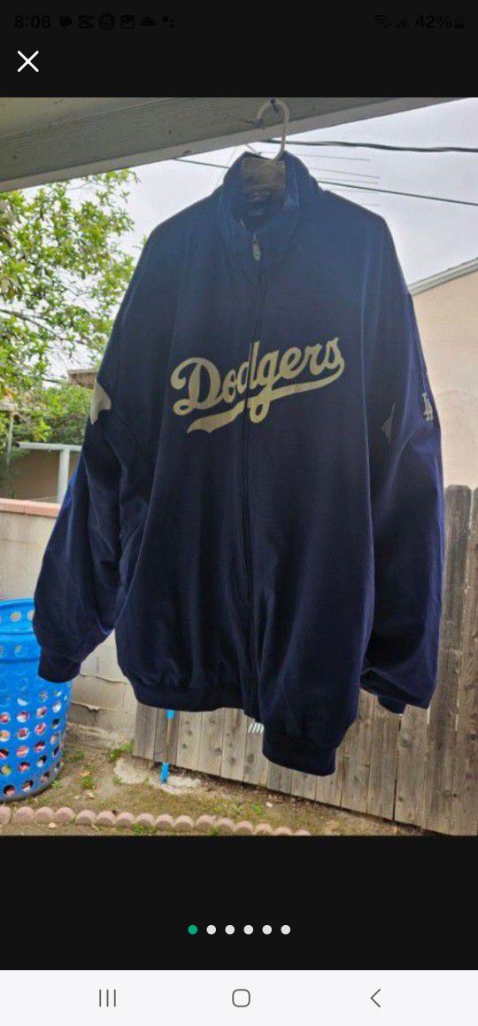 Mens Used Dodgers Jacket 4XLT