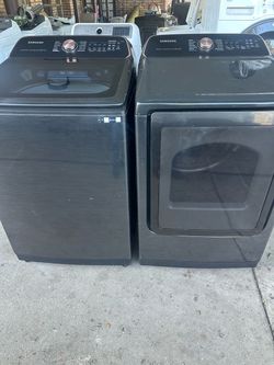 Samsung Washer and Dryer Set Black