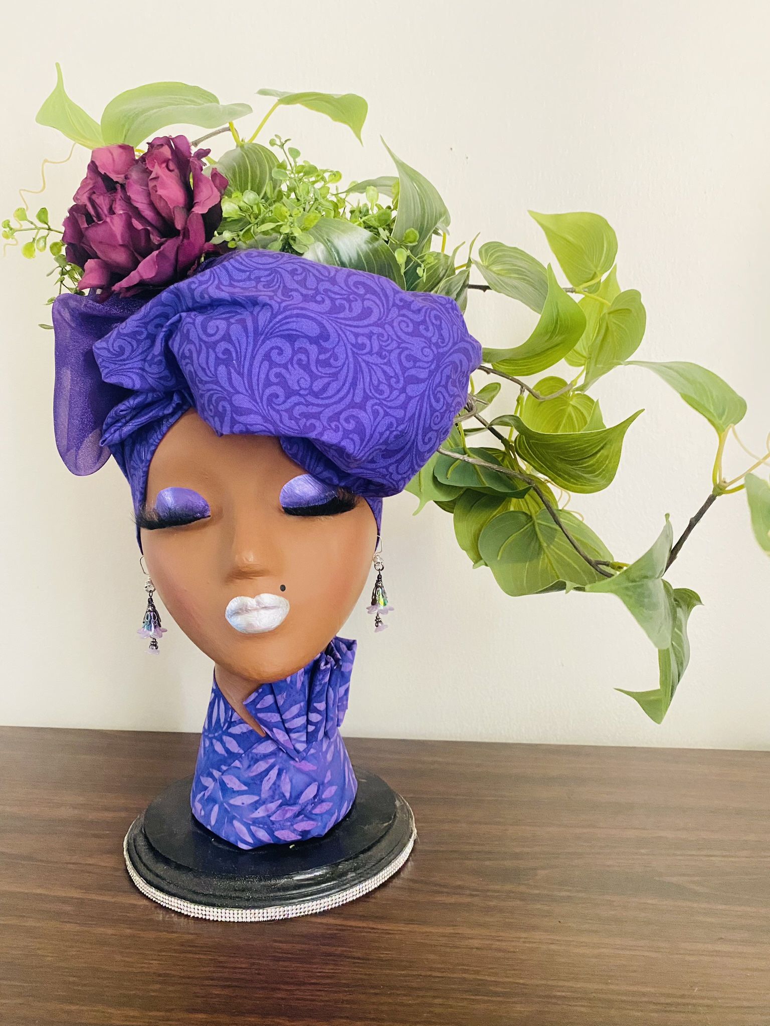 Goddess Head (Purple)