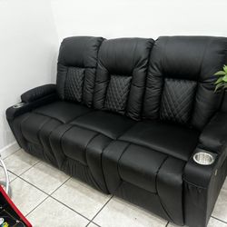 Leather Couch 