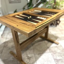 Backgammon Table 38” Long X 25” Wide  X28” Height. Great Condition. Easy To Move 