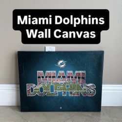 Miami Dolphins Wall Canvas (1 Available)
