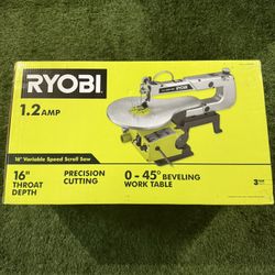 RYOBI 16” Variable Speed Scroll Saw