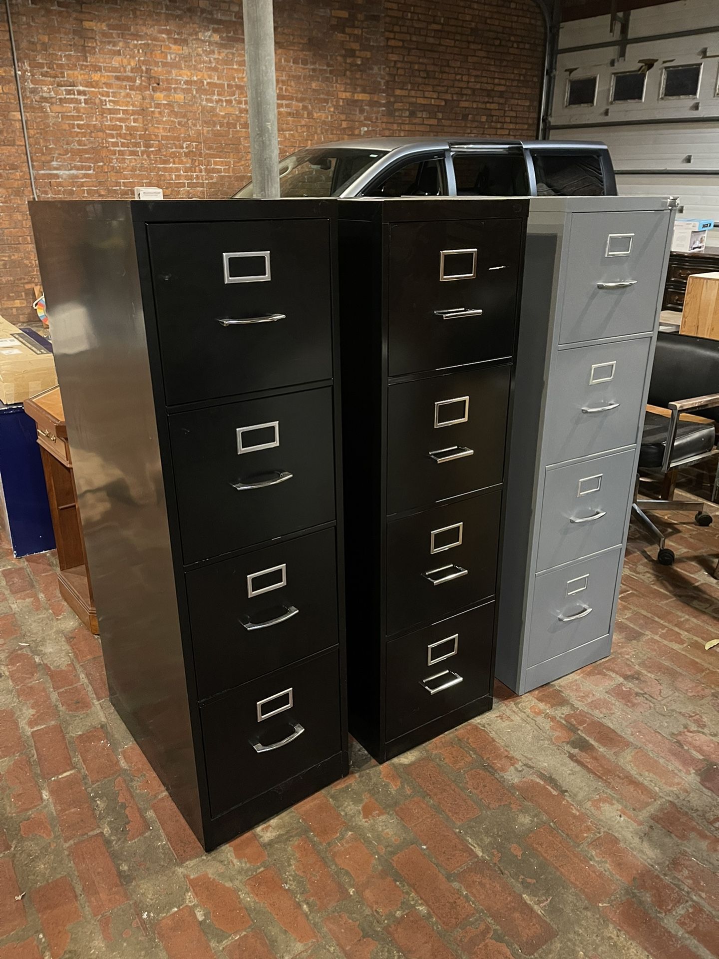 3 Large File Cabinet