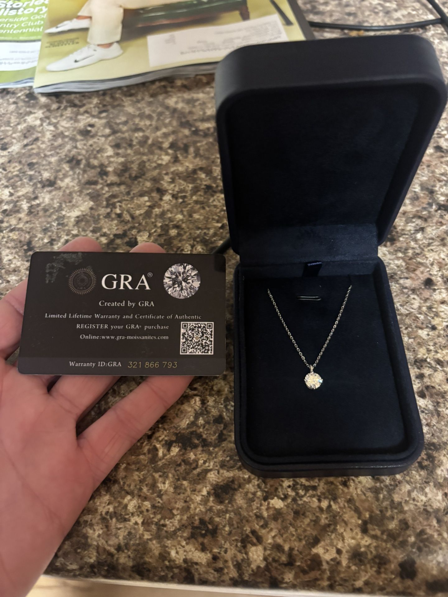 Moissanite Women’s Necklace