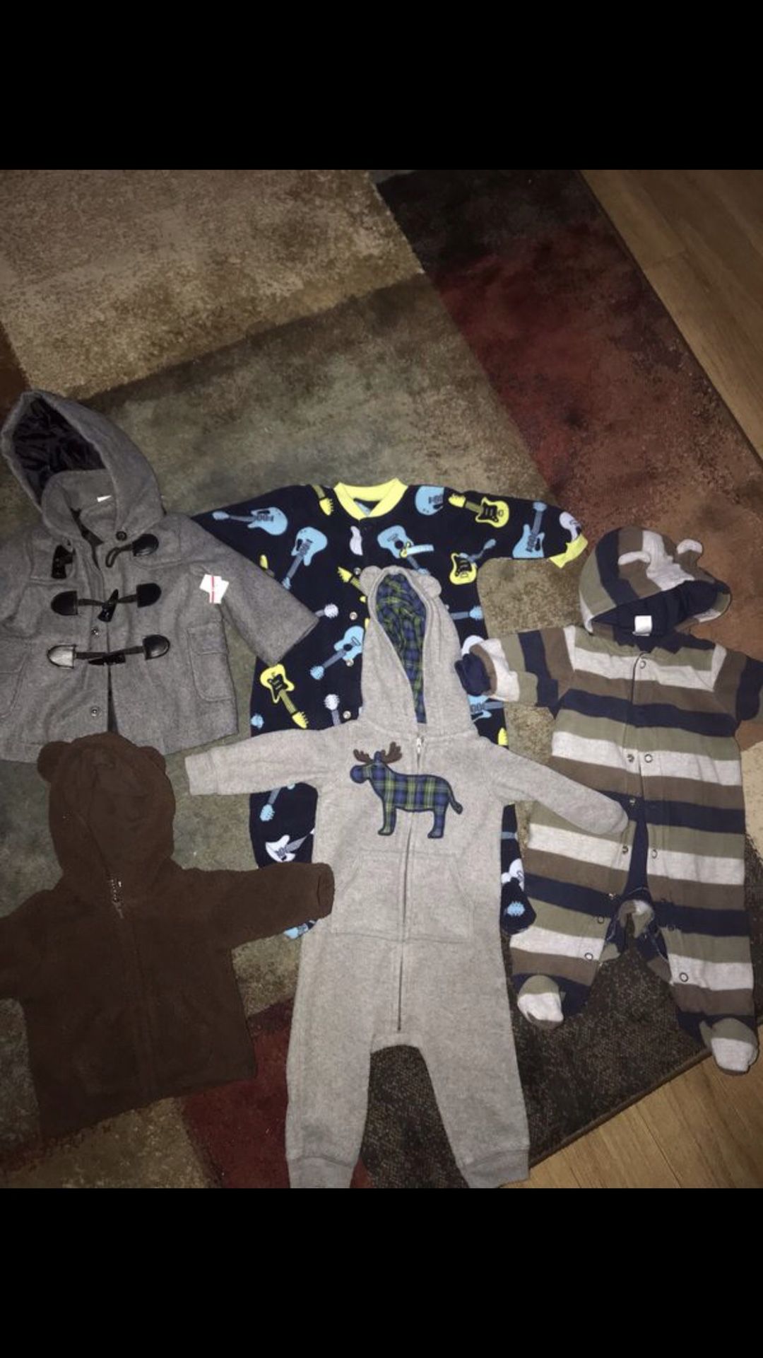 Warm clothes for baby boy 3/6 m