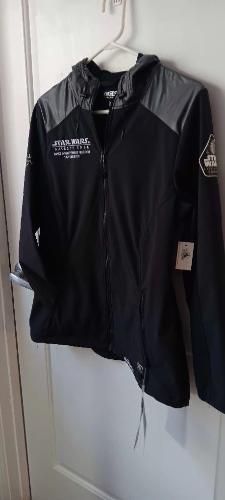 MEN 2019 Disney Parks Star Wars Galaxy's Edge Opening Hoodie Jacket 
