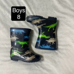 Carters Boys Rain Boots Size 8