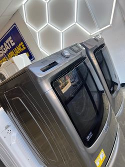 Stainless steel washer and dryer