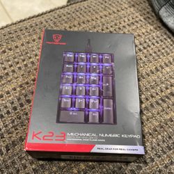 K23 Mechanical, Numeric Keyboard. New.