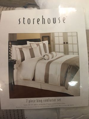King Size Storehouse Comforter Set For Sale In Houston Tx Offerup