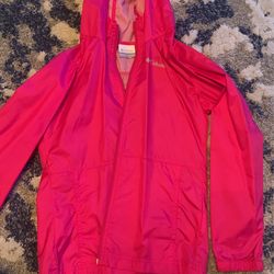 Girls Rain Coat Size M