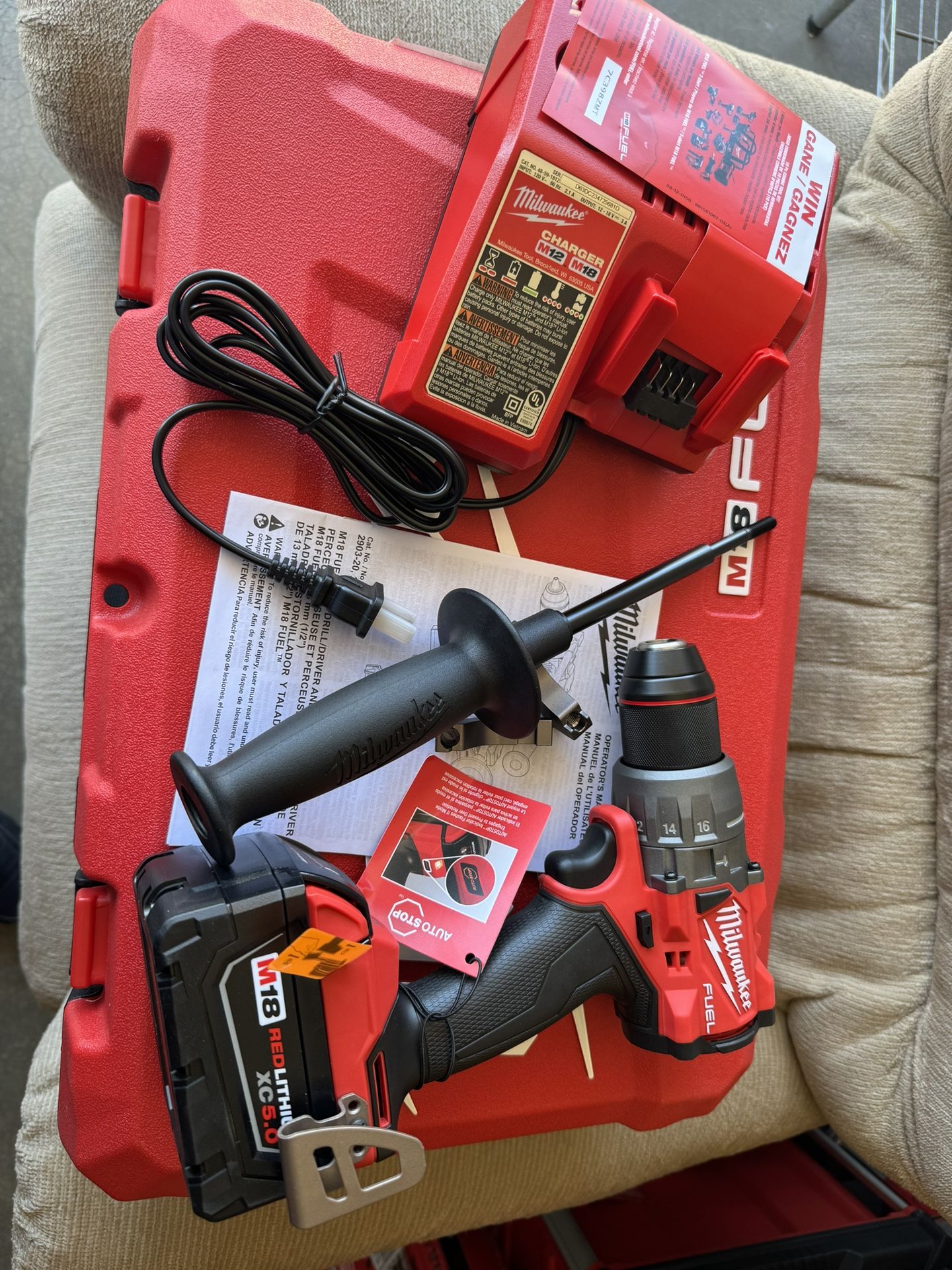 BRANDNEW M18 HAMMER DRILL KIT