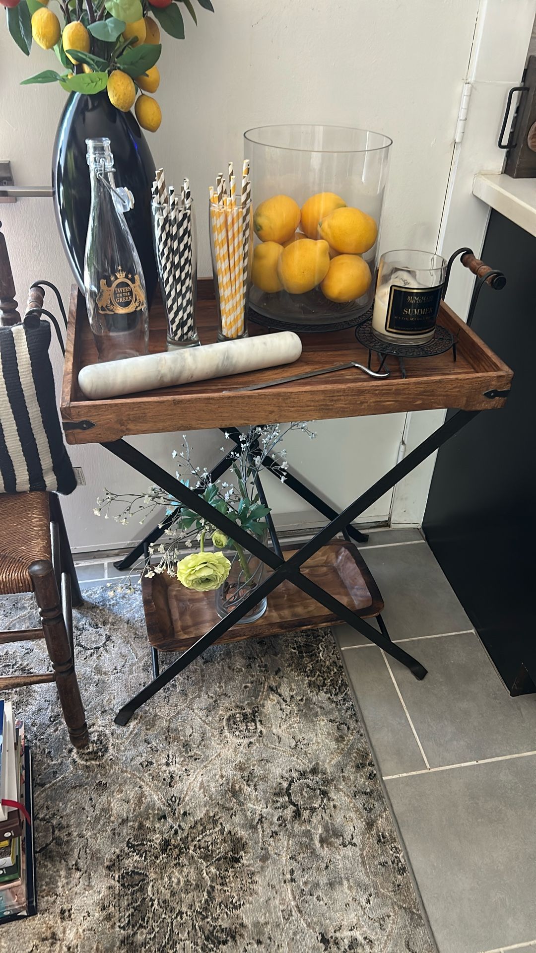 Wood Tray Table