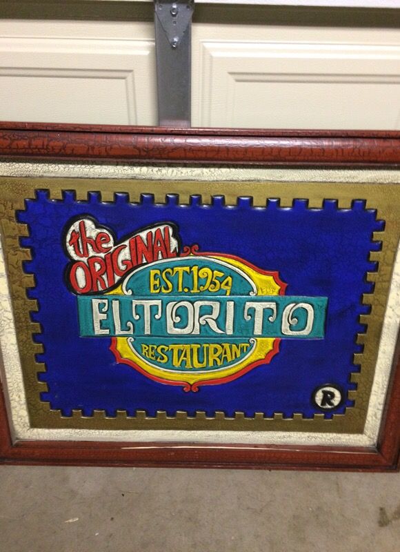 El Torito hand carved painting
