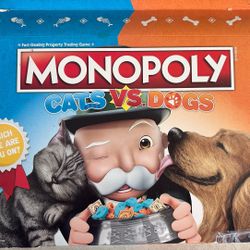 Monopoly Cats Vs Dogs Board game 