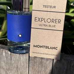 Montblanc explorer ultra blue edp 3.3oz tester