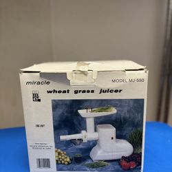 Miracle Wheatgrass Juicer