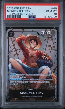 PSA 10 Monkey.D.Luffy (Tin Promo 2026)