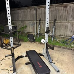 Rack  w/Flat Bench