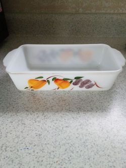 Fire King loaf pan