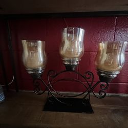 Decor glass Candle Holder 