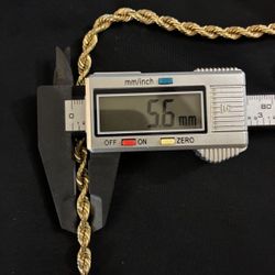 10k Solid Gold Rope,perfect Condition .Thanks See Page For More Jewelry ,see Photos For Details 