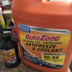 Coolant And Brake Fluid 