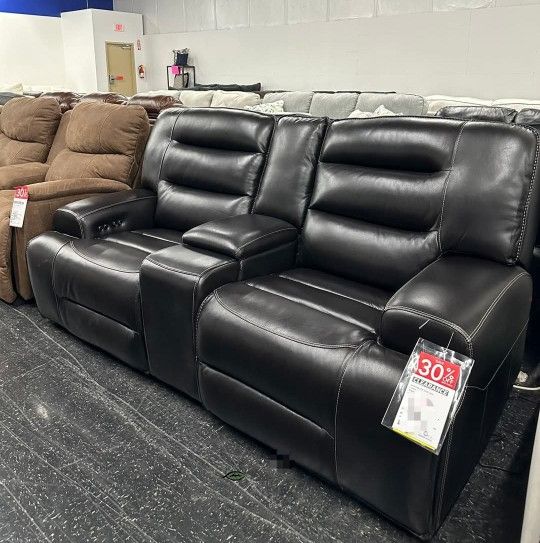 WARLIN POWER RECLINING LOVESEAT WITH CONSOLE