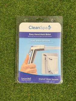 Brondell CleanSpa CSE-37 Easy Hand-Held Bidet Sprayer Dual Spray Chrome NEW