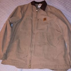 Carhartt Vintage Duck JACKET Wool  Lined Inside 