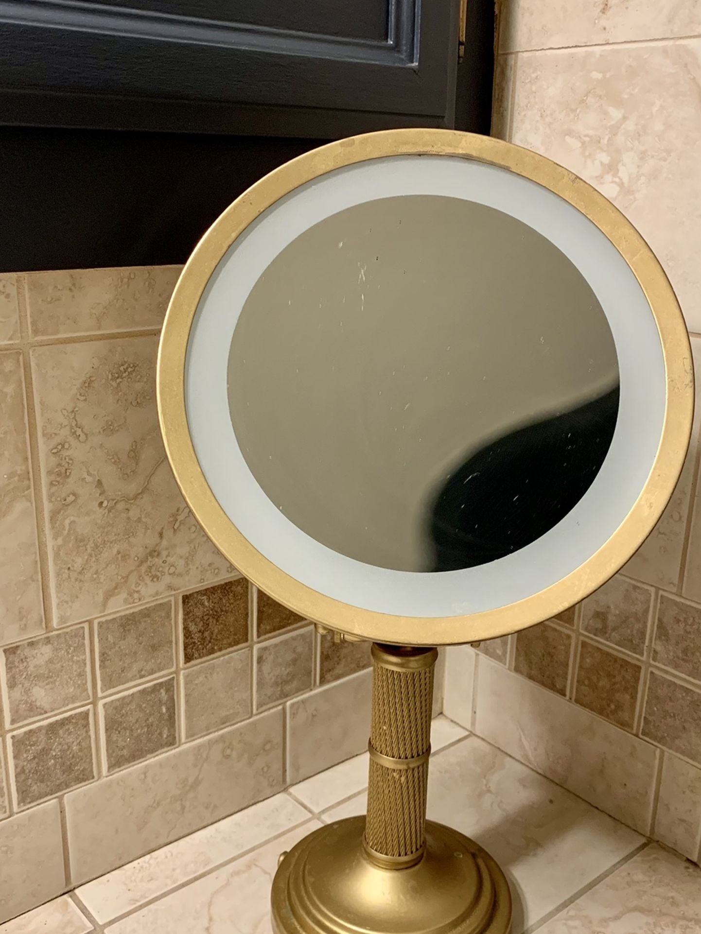 Bronze Magnifying Bathroom Vanity Mirror