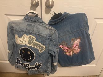 Patched Denim Jackets – Lot of 2