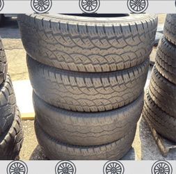 275 65 18 4 Used GoodYear Wrangler Duratac Super Clean Set