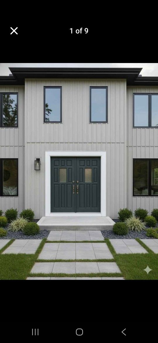 Exterior Entry Double Doors