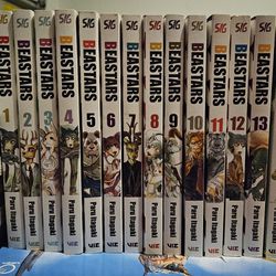 Beastars Manga Vol. 1-13 & Vol. 1 Of Beast Complex