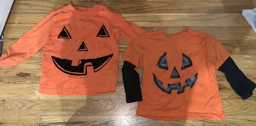 2 Pumpkin Halloween Kids Shirts Carter’s