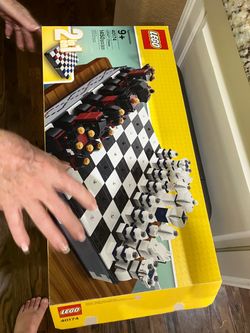 Lego Chess Board and Chess Men