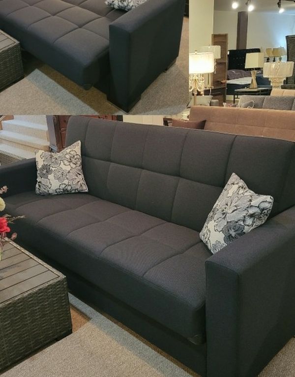 Sofa Bed with Storage (Futon, Sleeper)